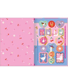 imagem de detalhe produto Caderno Brochura Capa Dura 1/4 Cindy 80 Folhas