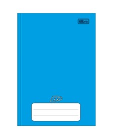 imagem principal do produto Caderno Brochura Capa Dura 1/4 D+ Azul 96 Folhas