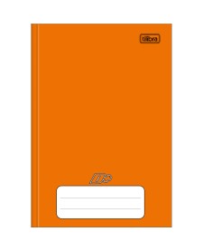 imagem principal do produto Caderno Brochura Capa Dura 1/4 D+ Laranja 96 Folhas