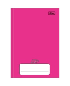 imagem principal do produto Caderno Brochura Capa Dura 1/4 D+ Rosa 96 Folhas