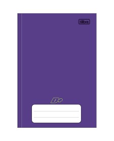 imagem principal do produto Caderno Brochura Capa Dura 1/4 D+ Roxo 96 Folhas
