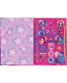 imagem de detalhe produto Caderno Brochura Capa Dura 1/4 Emilly Vick 80 Folhas
