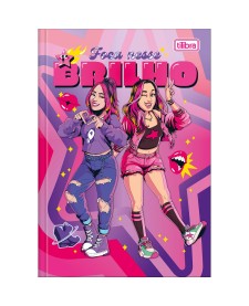 imagem principal do produto Caderno Brochura Capa Dura 1/4 Emilly Vick 80 Folhas