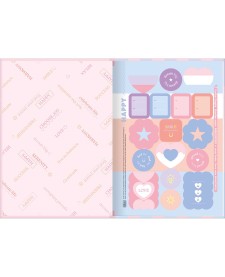 imagem de detalhe produto Caderno Brochura Capa Dura 1/4 Happy 80 Folhas