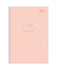 imagem principal do produto Caderno Brochura Capa Dura 1/4 Happy 80 Folhas