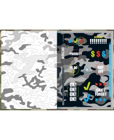 imagem de detalhe produto Caderno Brochura Capa Dura 1/4 Hide 80 Folhas