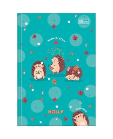 imagem principal do produto Caderno Brochura Capa Dura 1/4 Holly 80 Folhas