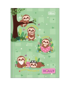 imagem principal do produto Caderno Brochura Capa Dura 1/4 Holly 80 Folhas