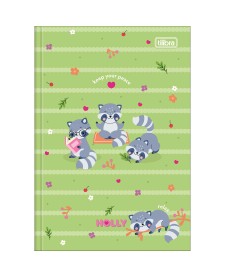 imagem principal do produto Caderno Brochura Capa Dura 1/4 Holly 80 Folhas