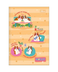 imagem principal do produto Caderno Brochura Capa Dura 1/4 Holly 80 Folhas