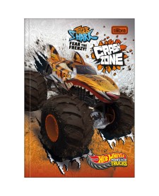 imagem principal do produto Caderno Brochura Capa Dura 1/4 Hot Wheels 80 Folhas