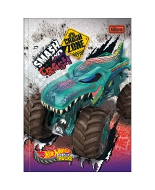 imagem principal do produto Caderno Brochura Capa Dura 1/4 Hot Wheels 80 Folhas