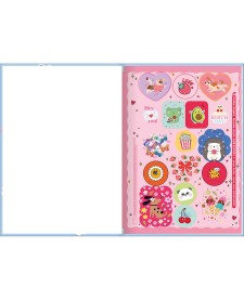 imagem de detalhe produto Caderno Brochura Capa Dura 1/4 Hug Me 80 folhas