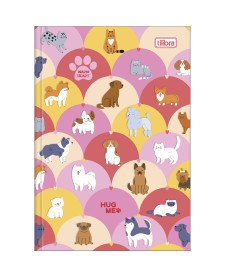 imagem principal do produto Caderno Brochura Capa Dura 1/4 Hug Me 80 folhas