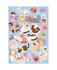 imagem principal do produto Caderno Brochura Capa Dura 1/4 Hug Me 80 folhas