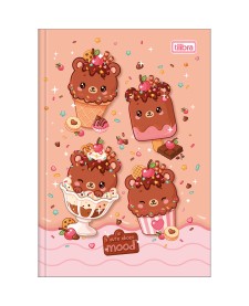 imagem principal do produto Caderno Brochura Capa Dura 1/4 Ice Cute 80 Folhas