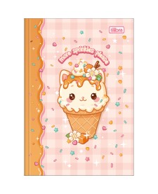 imagem principal do produto Caderno Brochura Capa Dura 1/4 Ice Cute 80 Folhas