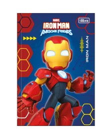 imagem principal do produto Caderno Brochura Capa Dura 1/4 Iron Man 80 Folhas