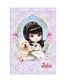 imagem principal do produto Caderno Brochura Capa Dura 1/4 Jolie 48 Folhas