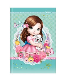 imagem principal do produto Caderno Brochura Capa Dura 1/4 Jolie 80 Folhas