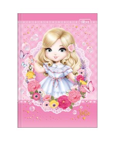 imagem principal do produto Caderno Brochura Capa Dura 1/4 Jolie 80 Folhas