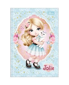 imagem principal do produto Caderno Brochura Capa Dura 1/4 Jolie 80 Folhas