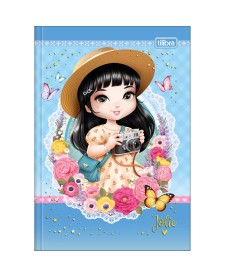 imagem principal do produto Caderno Brochura Capa Dura 1/4 Jolie 80 Folhas