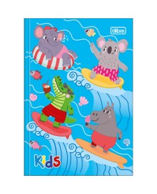 imagem principal do produto Caderno Brochura Capa Dura 1/4 Kids Masculino 48 Folhas