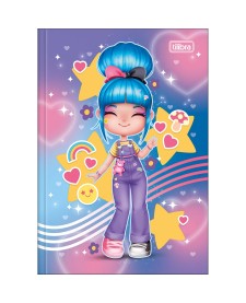 imagem principal do produto Caderno Brochura Capa Dura 1/4 La Liz 80 Folhas