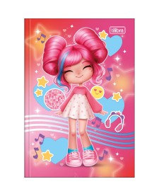 imagem principal do produto Caderno Brochura Capa Dura 1/4 La Liz 80 Folhas