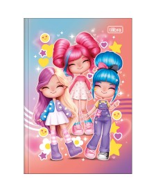 imagem principal do produto Caderno Brochura Capa Dura 1/4 La Liz 80 Folhas