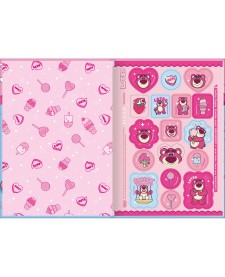 imagem de detalhe produto Caderno Brochura Capa Dura 1/4 Lotso 80 Folhas