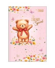 imagem principal do produto Caderno Brochura Capa Dura 1/4 Love Bears 80 Folhas