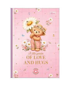 imagem principal do produto Caderno Brochura Capa Dura 1/4 Love Bears 80 Folhas