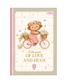 imagem principal do produto Caderno Brochura Capa Dura 1/4 Love Bears 80 Folhas