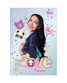 imagem principal do produto Caderno Brochura Capa Dura 1/4 Luluca 80 Folhas