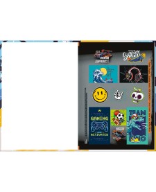 imagem de detalhe produto Caderno Brochura Capa Dura 1/4 Meltz 80 Folhas
