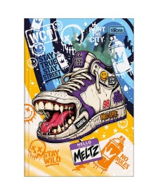 imagem principal do produto Caderno Brochura Capa Dura 1/4 Meltz 80 Folhas