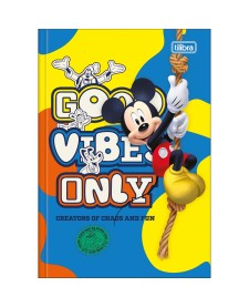 imagem principal do produto Caderno Brochura Capa Dura 1/4 Mickey 48 Folhas