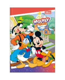 imagem principal do produto Caderno Brochura Capa Dura 1/4 Mickey 80 Folhas