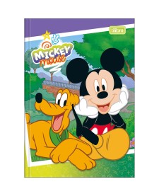 imagem principal do produto Caderno Brochura Capa Dura 1/4 Mickey 80 Folhas