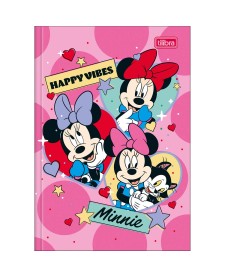 imagem principal do produto Caderno Brochura Capa Dura 1/4 Minnie 80 Folhas