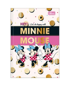 imagem principal do produto Caderno Brochura Capa Dura 1/4 Minnie 80 Folhas