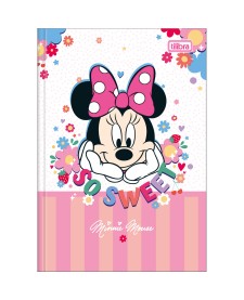 imagem principal do produto Caderno Brochura Capa Dura 1/4 Minnie 80 Folhas