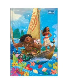 imagem principal do produto Caderno Brochura Capa Dura 1/4 Moana 80 Folhas