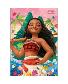 imagem principal do produto Caderno Brochura Capa Dura 1/4 Moana 80 Folhas