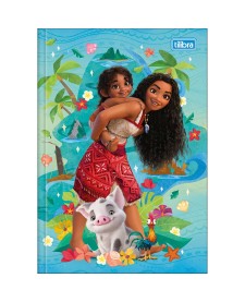 imagem principal do produto Caderno Brochura Capa Dura 1/4 Moana 80 Folhas