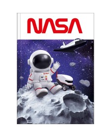 imagem principal do produto Caderno Brochura Capa Dura 1/4 Nasa 80 Folhas