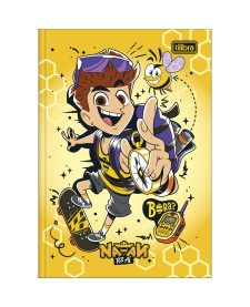 imagem principal do produto Caderno Brochura Capa Dura 1/4 Natan Por Aí 80 Folhas