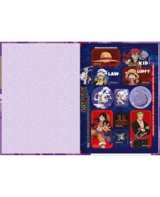 imagem de detalhe produto Caderno Brochura Capa Dura 1/4 One Piece 48 Folhas